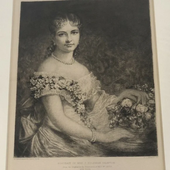 Antique Etching D Huntington Portrait 1889 - Picture 2 of 12